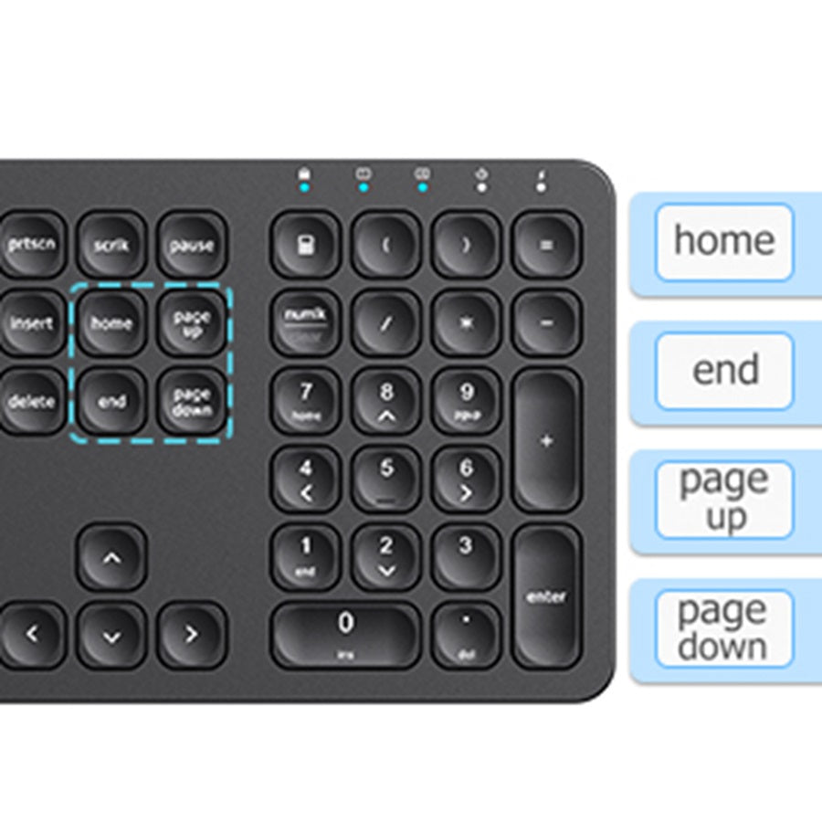 Tastatura iClever GKA38B, Fara Fir 2.4G, Reincarcabila, Ergonomica, Wireless, 99 Taste, Baterie Lithium Ion, Ultra Subtire, Negru