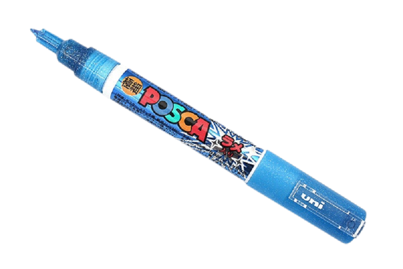 Posca Paint Marker 7 Culori Glitter PC-1ML Multicolor Set