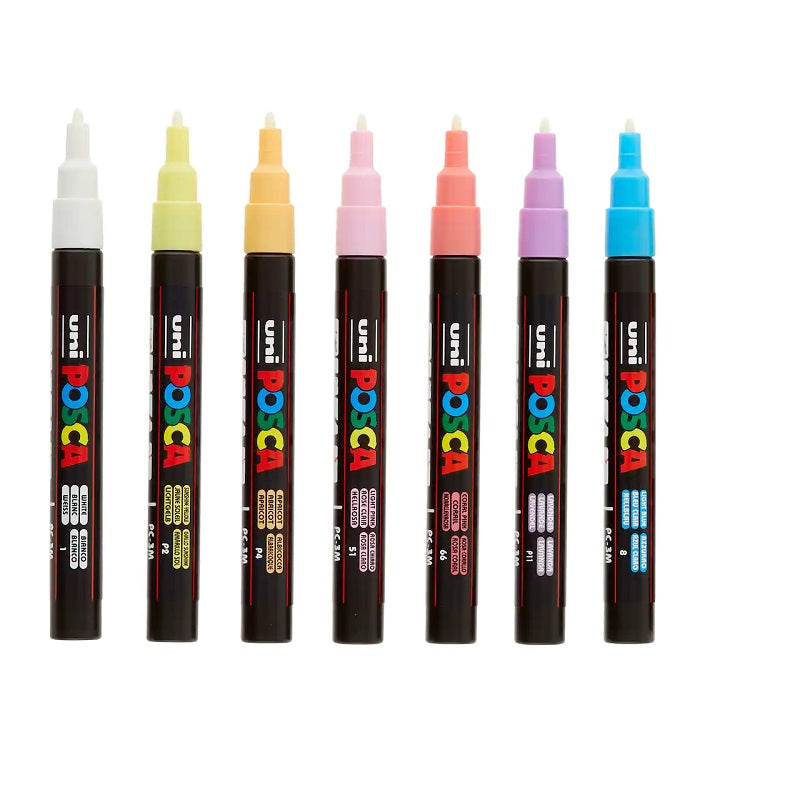 Posca Paint Marker 8 Culori PC-3M Pastel Set