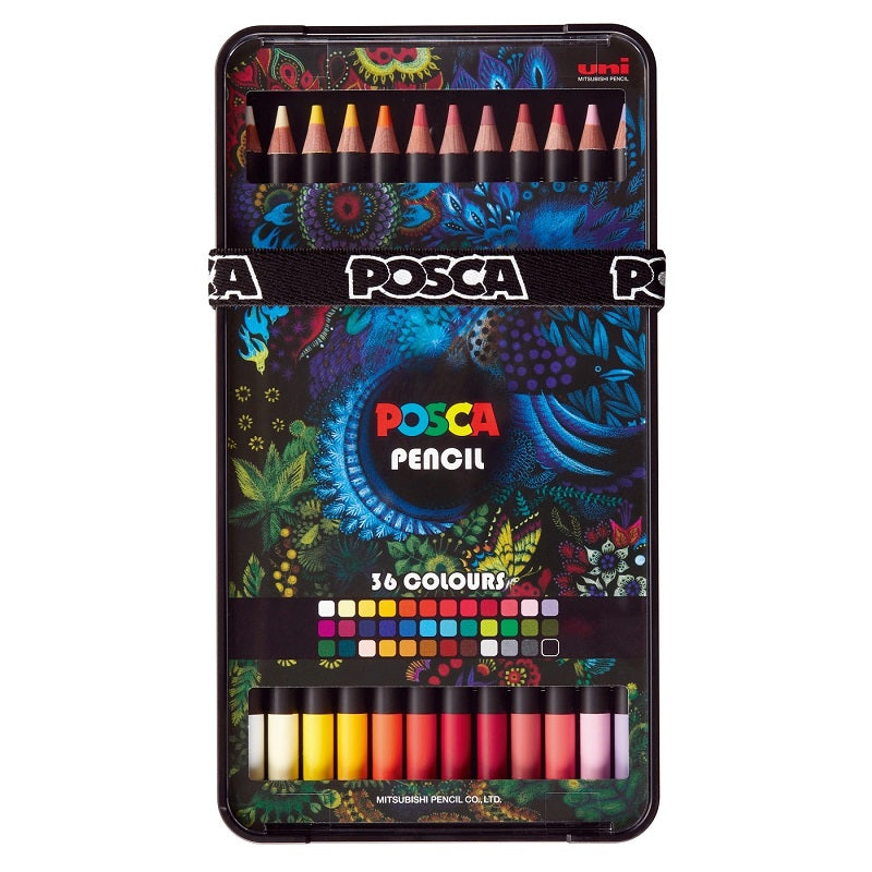 Posca Pencils Set 36 Creioane Pastel Ulei