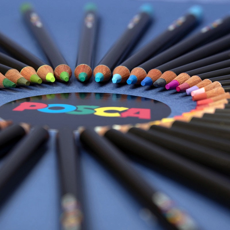 Posca Pencils Set 36 Creioane Pastel Ulei