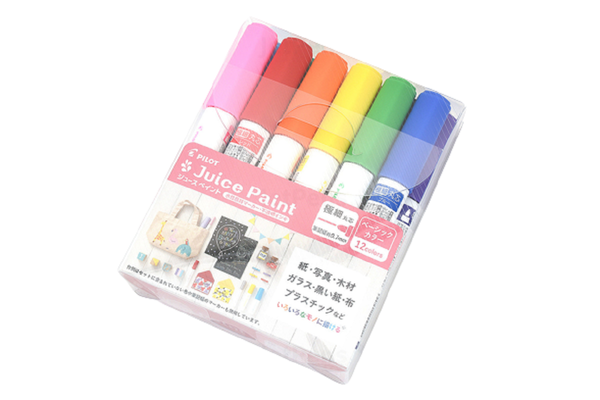 Pilot Juice Paint Marker Set 12 Culori Varf Fine Culori De Baza SJP240FN-12C