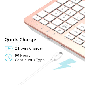 Tastatura Si Mouse Combo iClever GK08, 2.4G Wireless, Fara Fir, Reincarcabila, Design Ergonomic, Stabila, Silentioasa, DPI Reglabil 800-1200-1600, Culoare Roz