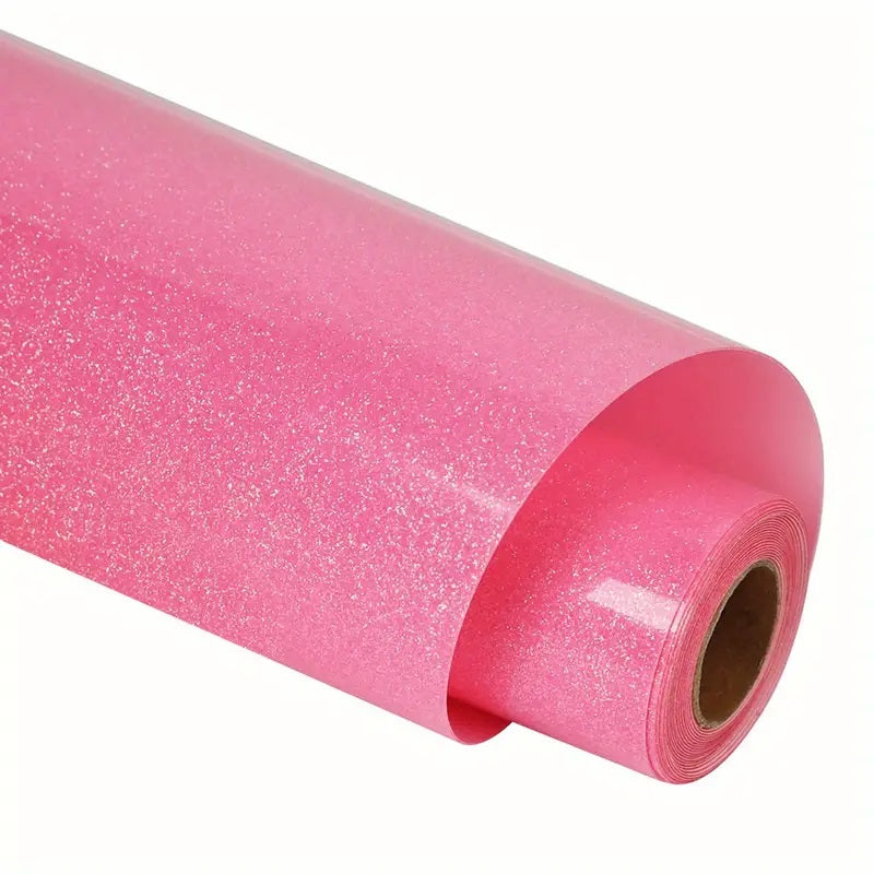 Rola Vinyl HTV, 30.48 cm x 0.91 m, Vinyl Transfer Termic, Glow Glitter