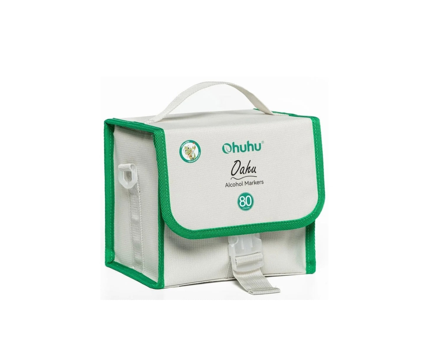 Ohuhu Oahu Set 80 Markere, Varf Dublu Fine&Chisel, Baza Alcool, Multicolor Y30-80403-64