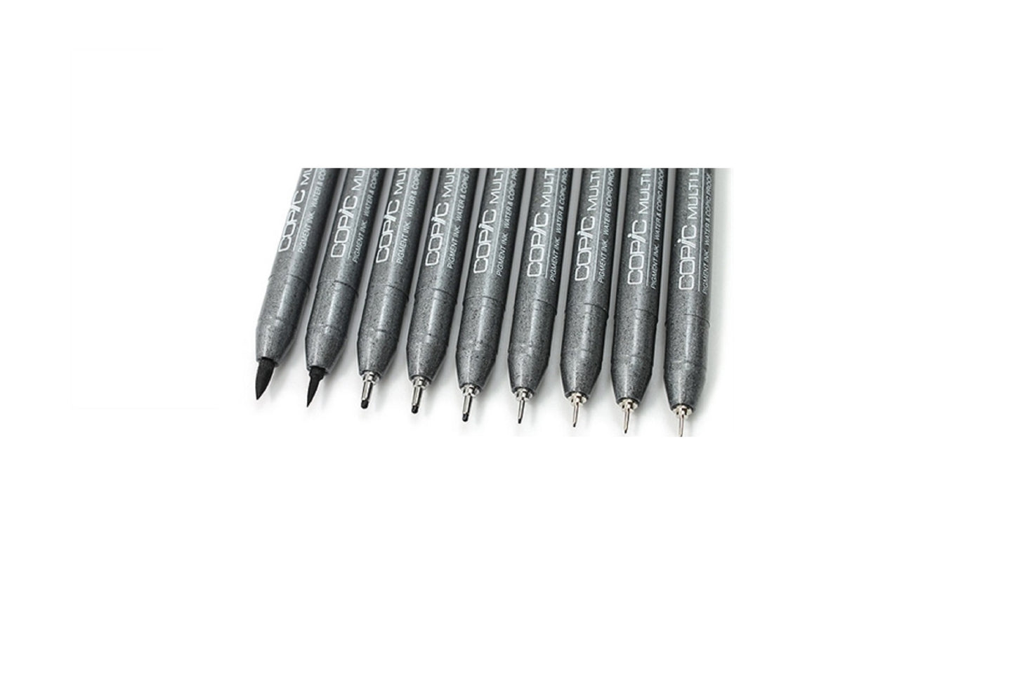 Set 9 Multiliner Copic, B-2, Negru