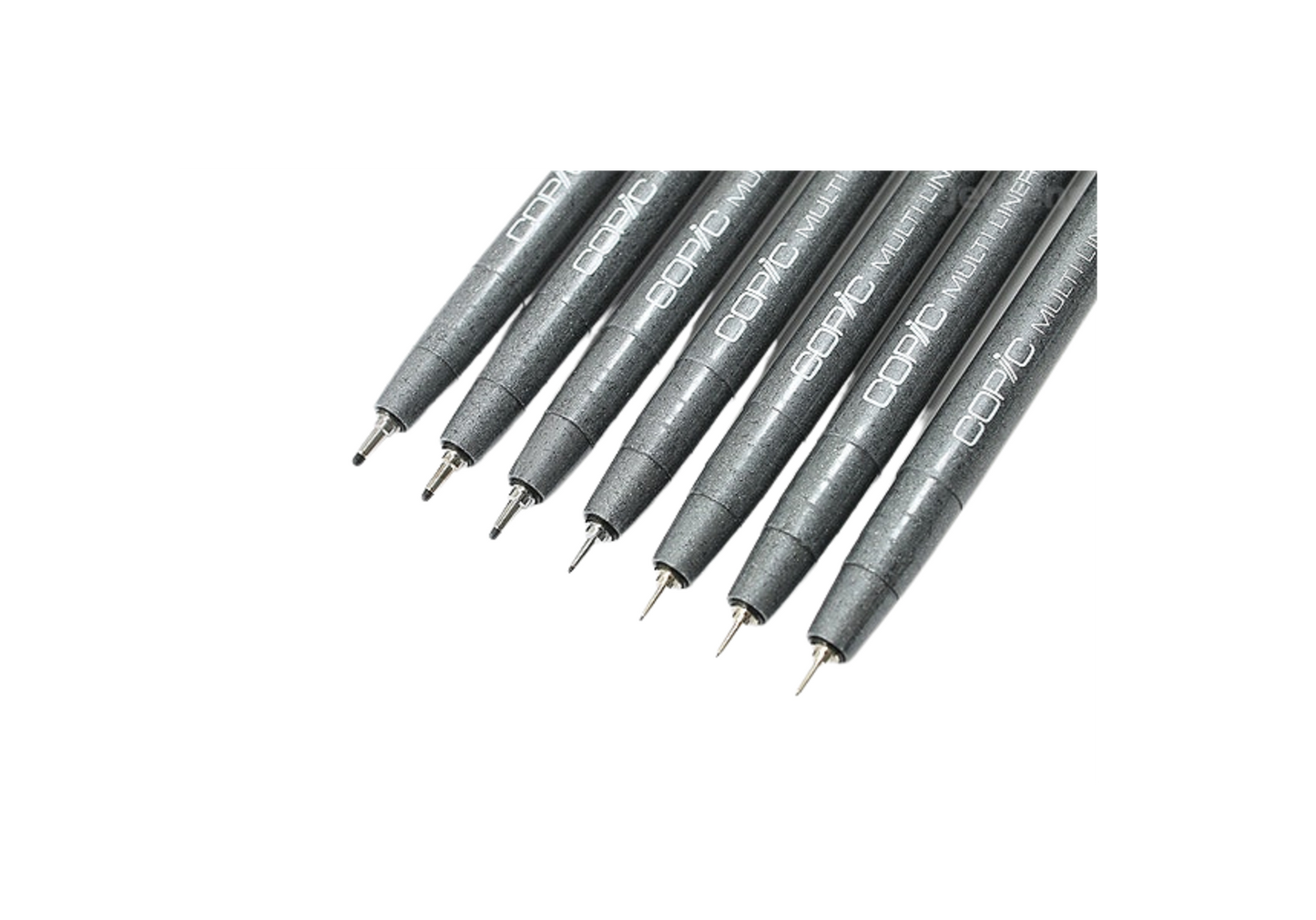Set 7 Multiliner Copic, A-2, Negru