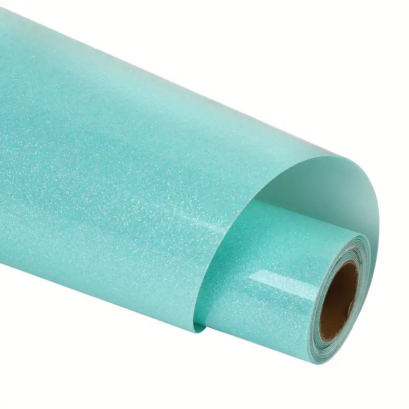 Rola Vinyl HTV, 30.48 cm x 0.91 m, Vinyl Transfer Termic, Glow Glitter