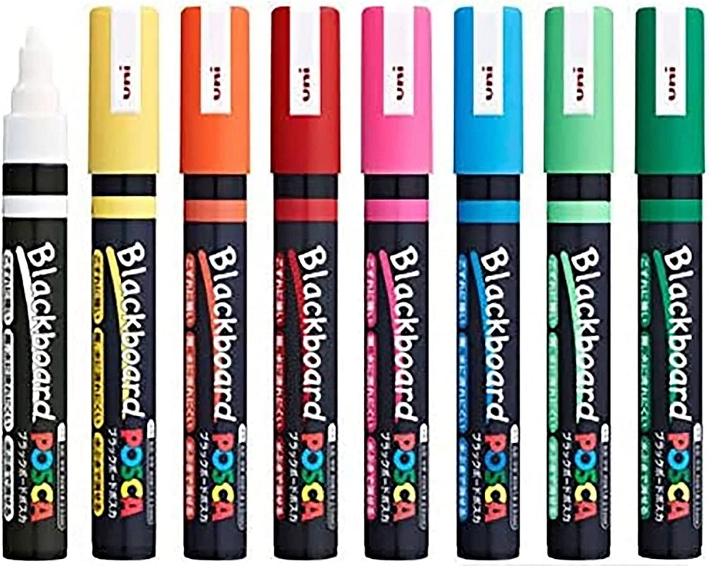 Posca Blackboard Marker 8 Culori PCE2005M8C Basic Set