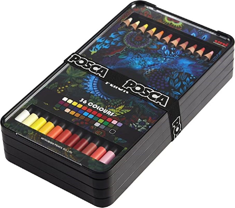 Posca Pencils Set 36 Creioane Pastel Ulei