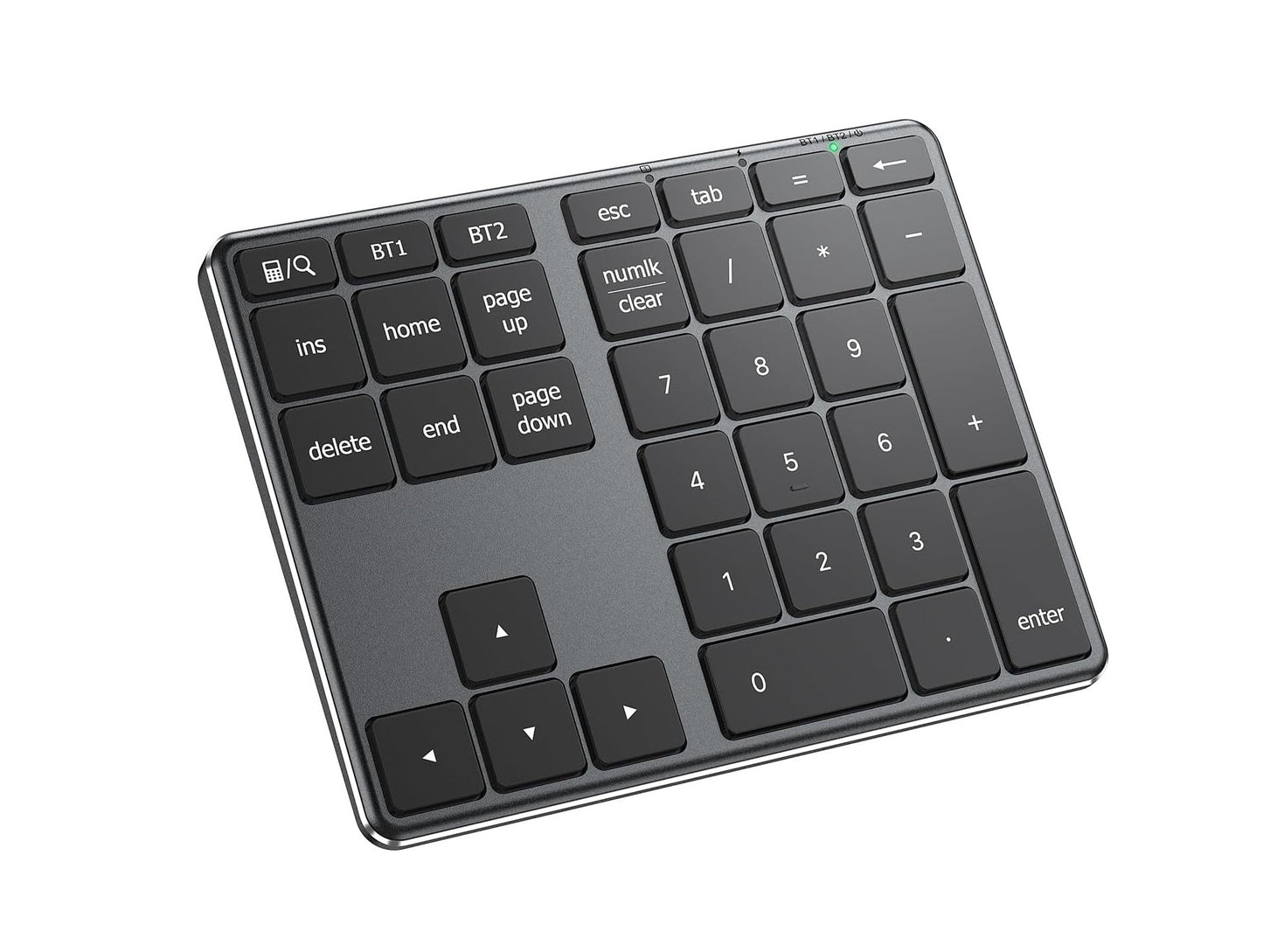 Tastatura Numerica iClever IC-KP10, Wireless, Fara Fir, Bloc Numeric Aluminiu, Reincarcabila USB-C, 34 Taste