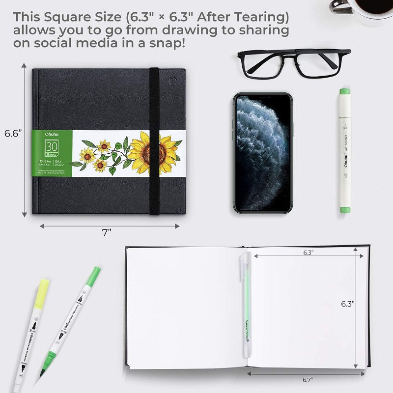 Ohuhu Marker Pads, Sketchbooks pentru Markere Y44-83000-14