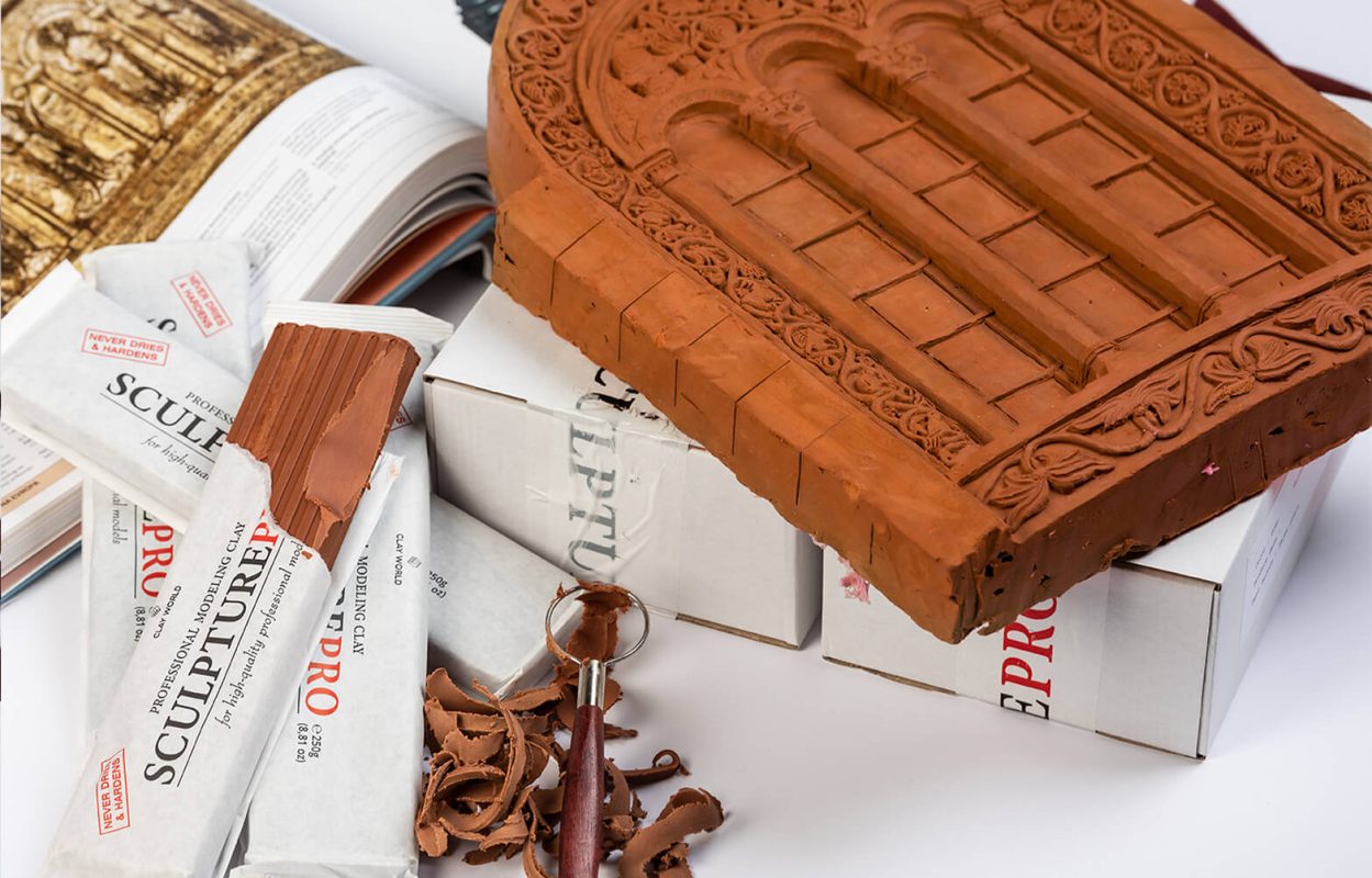 Papa's Clay Sculpture Pro Argila Profesionala Pe Baza De Ulei 250g