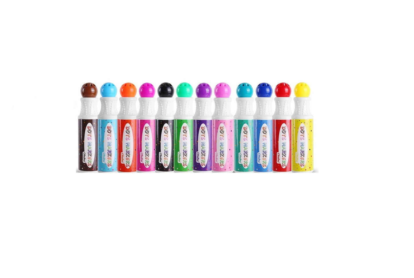 Ohuhu Set 12 Dots Markere Baza Apa Multicolor Y30-80700-13