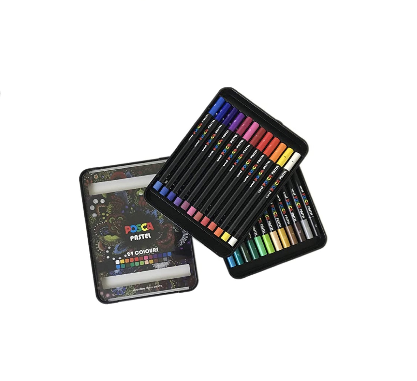 Posca Pencils Wax Set 24 Creioane Pastel