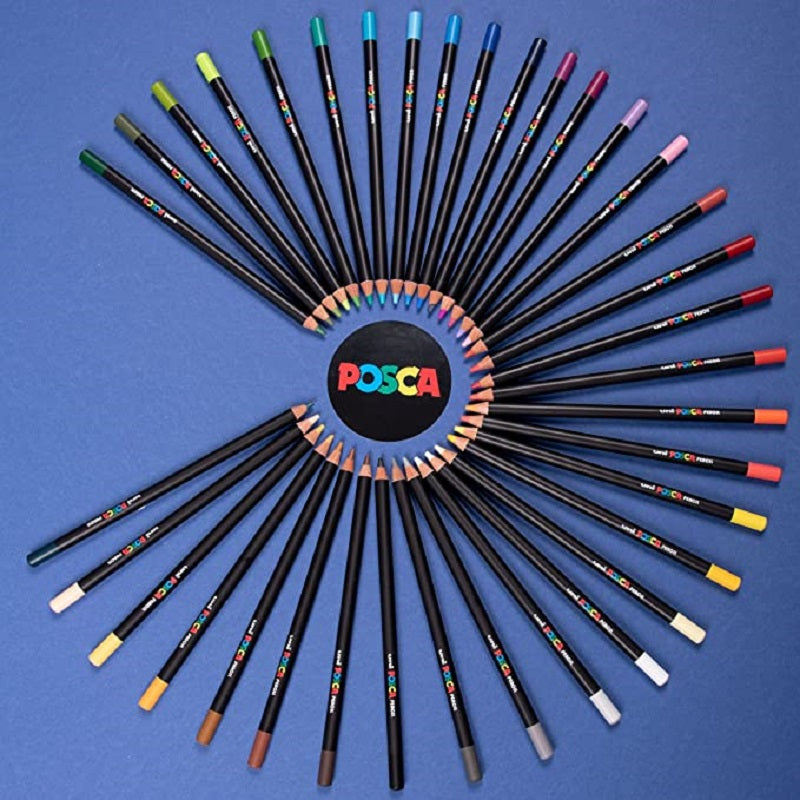 Posca Pencils Set 36 Creioane Pastel Ulei