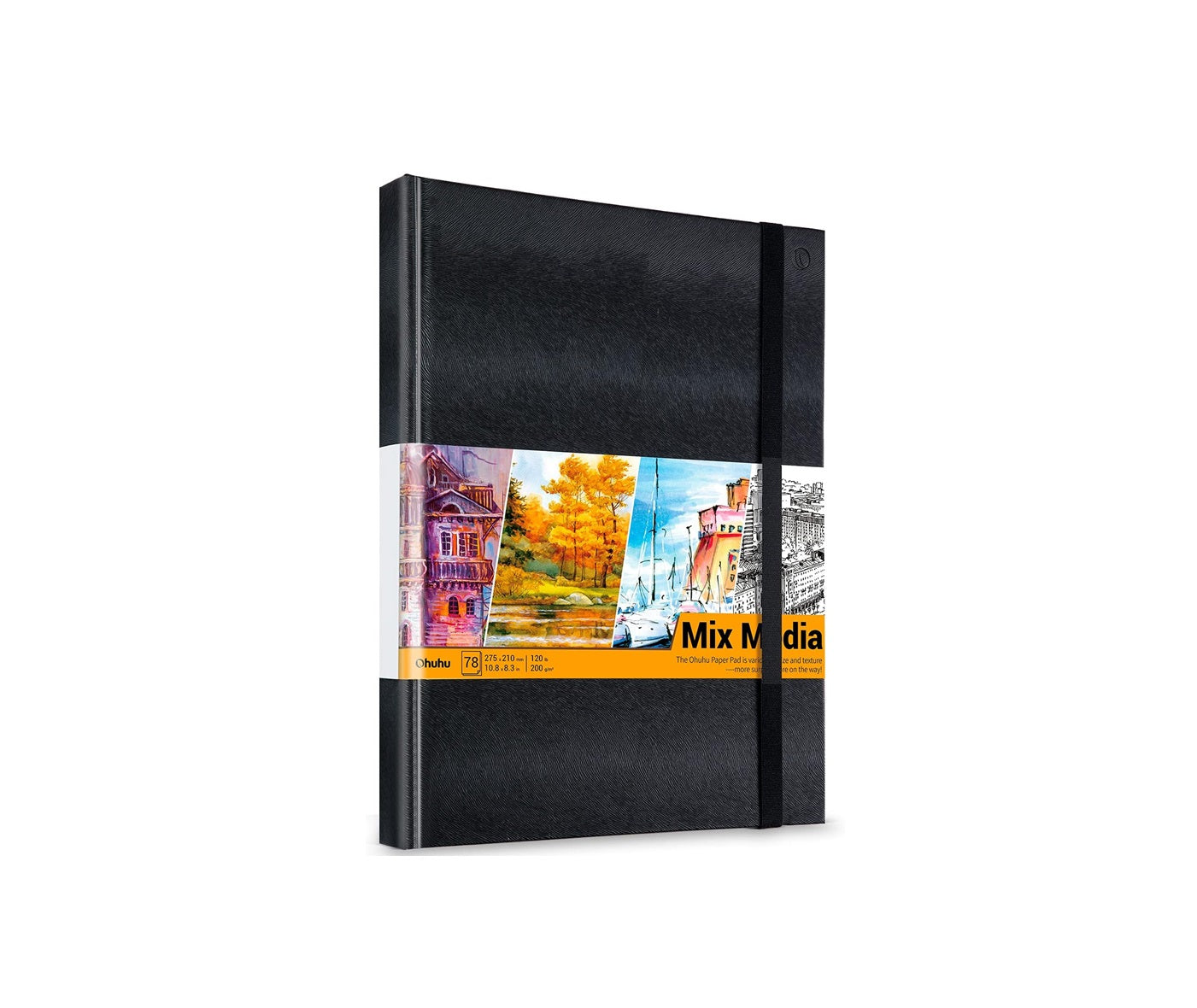Ohuhu Marker Pads, Sketchbooks Pentru Markere, 275 mm x 210 mm, 78 coli/ 156 pagini, Y44-83000-28