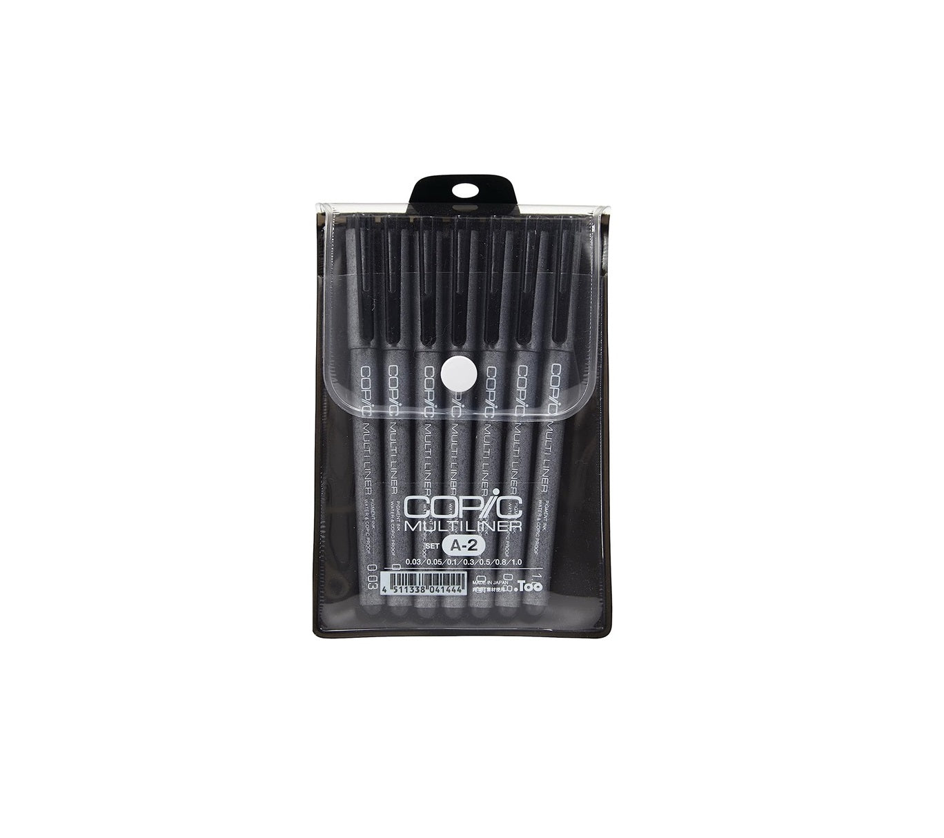 Set 7 Multiliner Copic, A-2, Negru