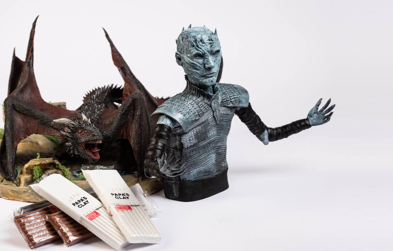 Papa's Clay Sculpture Pro Argila Profesionala Pe Baza De Ulei 250g