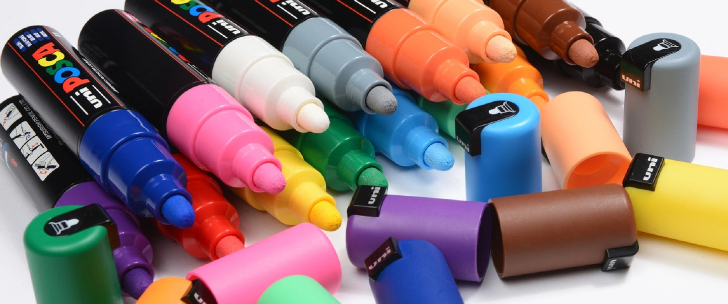 Posca Paint Marker 15 Culori PC-7M Multicolor Set
