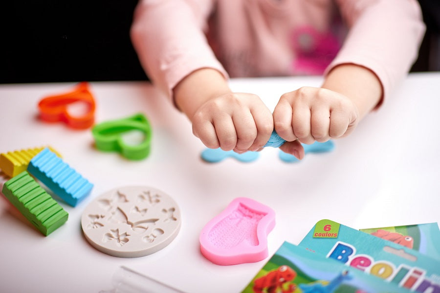 Papa's Kid Set 5 Plastiline Ecologice, Culori Basic