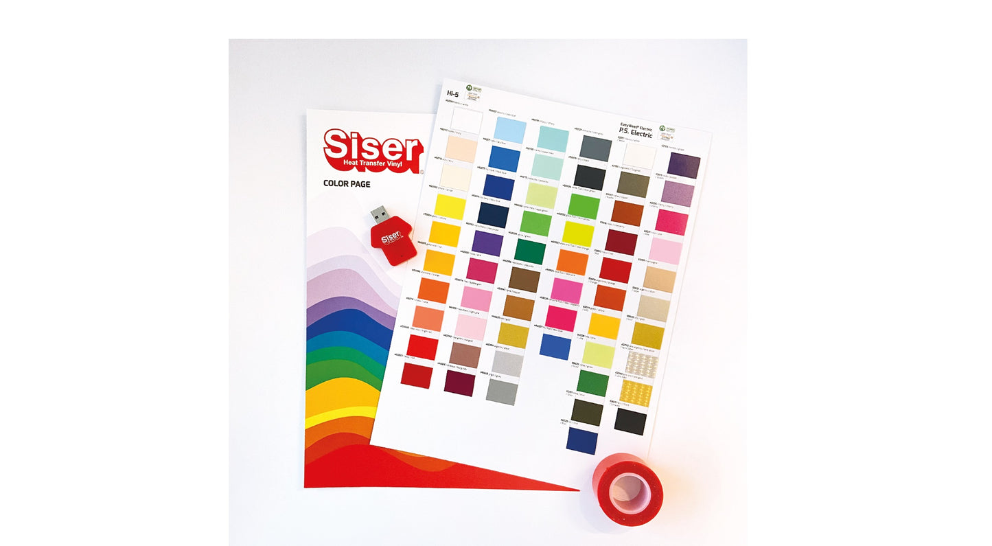 Siser HTV Color Page Hi 5 + EasyWeed Electric
