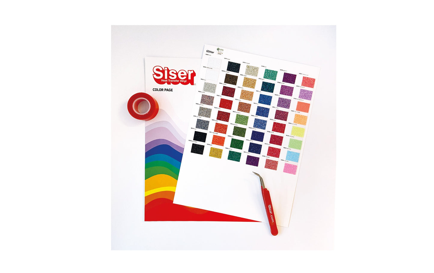 Siser HTV Color Page Glitter
