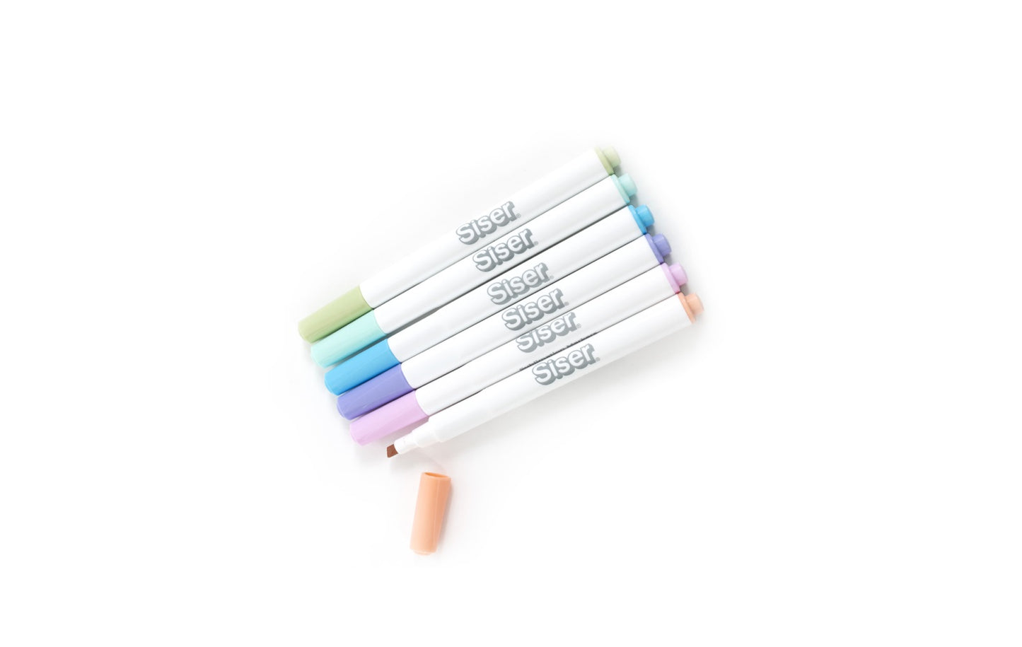 SISER Set 6 Markere Cu Vopsea De Culori Pastel De Sublimare De Transfer Termic