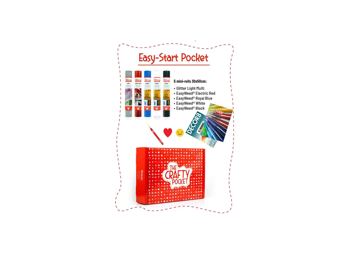 Siser Creative Box – Presă Mini și Folii pentru Personalizare