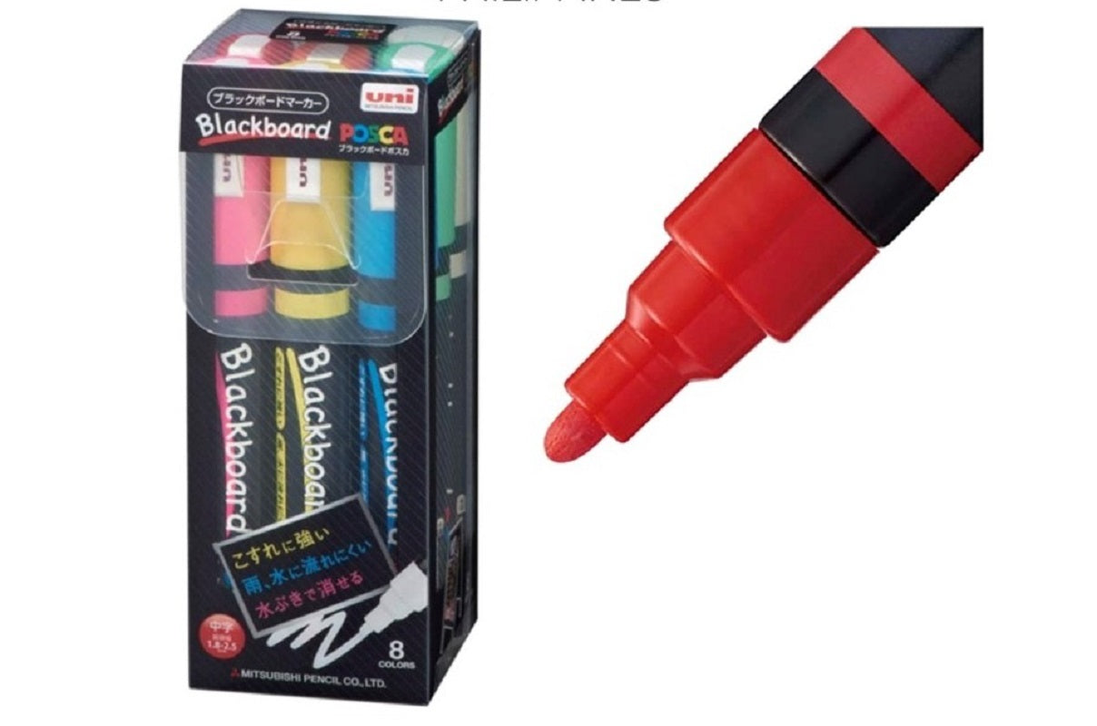 Posca Blackboard Marker 8 Culori PCE2005M8C Basic Set