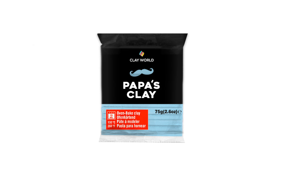 Papa's Clay Set Pasta Polimerica, 28 Bucati/ 60g, Multicolor