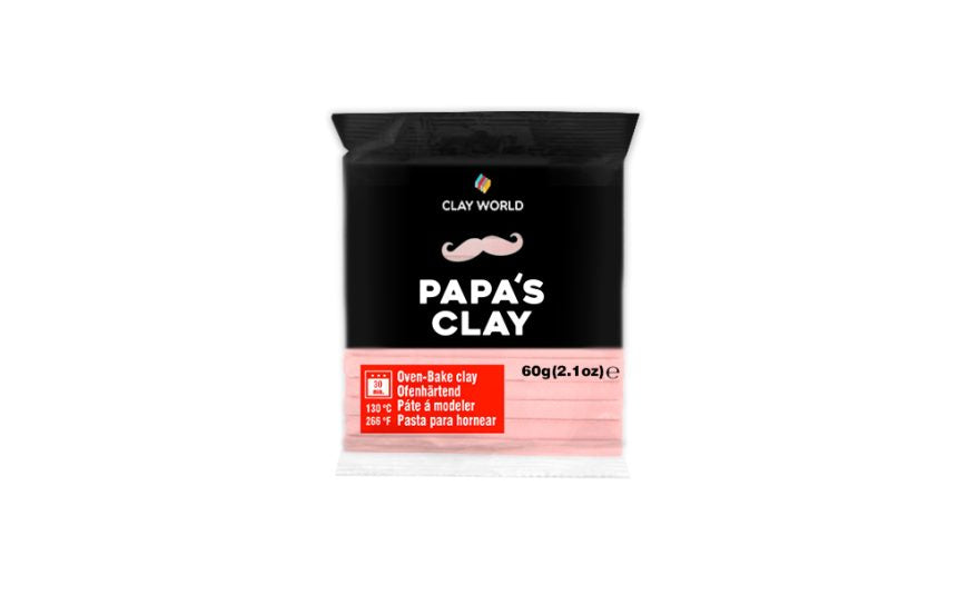 Papa's Clay Set Pasta Polimerica, 43 Bucati/ 60g, Multicolor