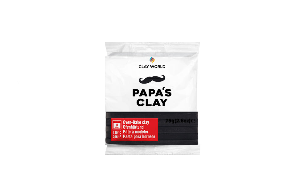 Papa's Clay Set Pasta Polimerica, 28 Bucati/ 60g, Multicolor