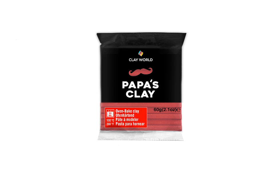 Papa's Clay Set Pasta Polimerica, 28 Bucati/ 60g, Multicolor