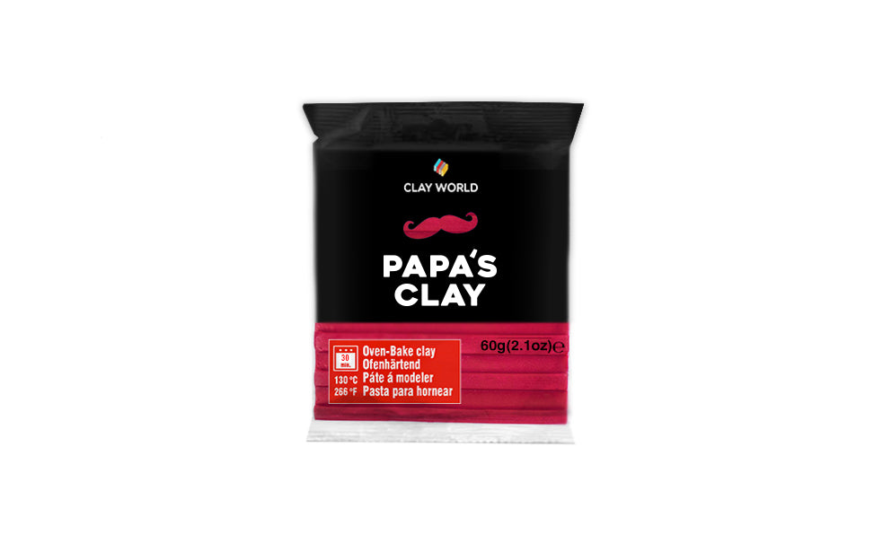 Papa's Clay Set Pasta Polimerica, 28 Bucati/ 60g, Multicolor