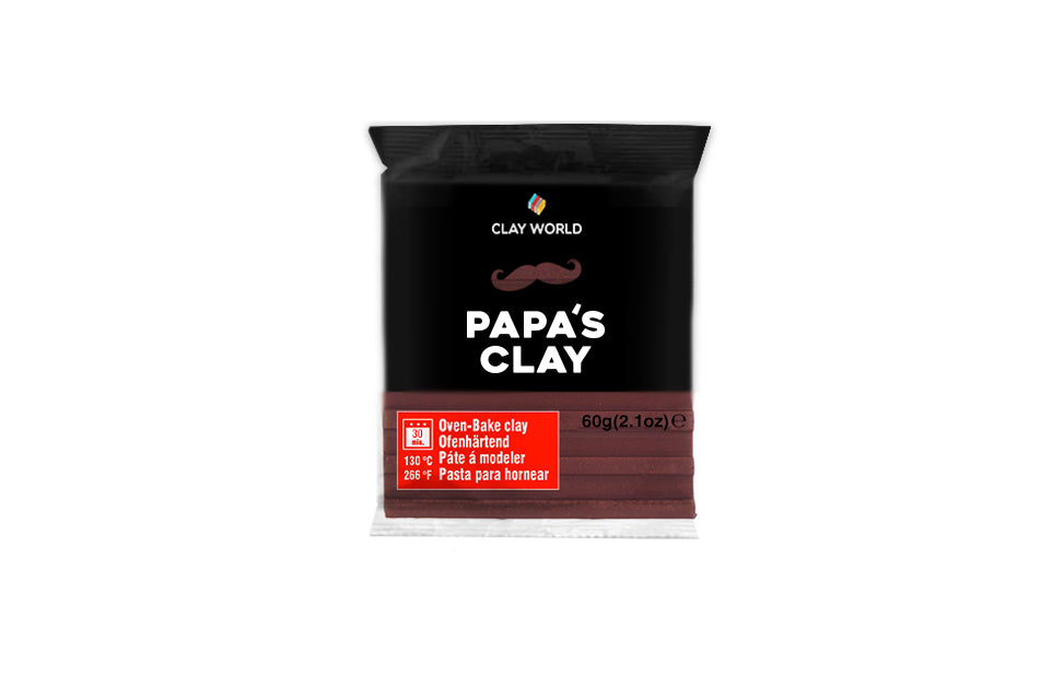 Papa's Clay Set Pasta Polimerica, 28 Bucati/ 60g, Multicolor
