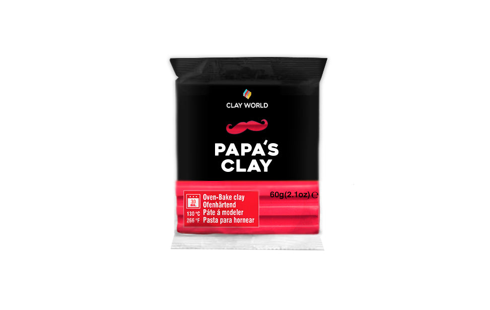 Papa's Clay Set Pasta Polimerica, 28 Bucati/ 60g, Multicolor
