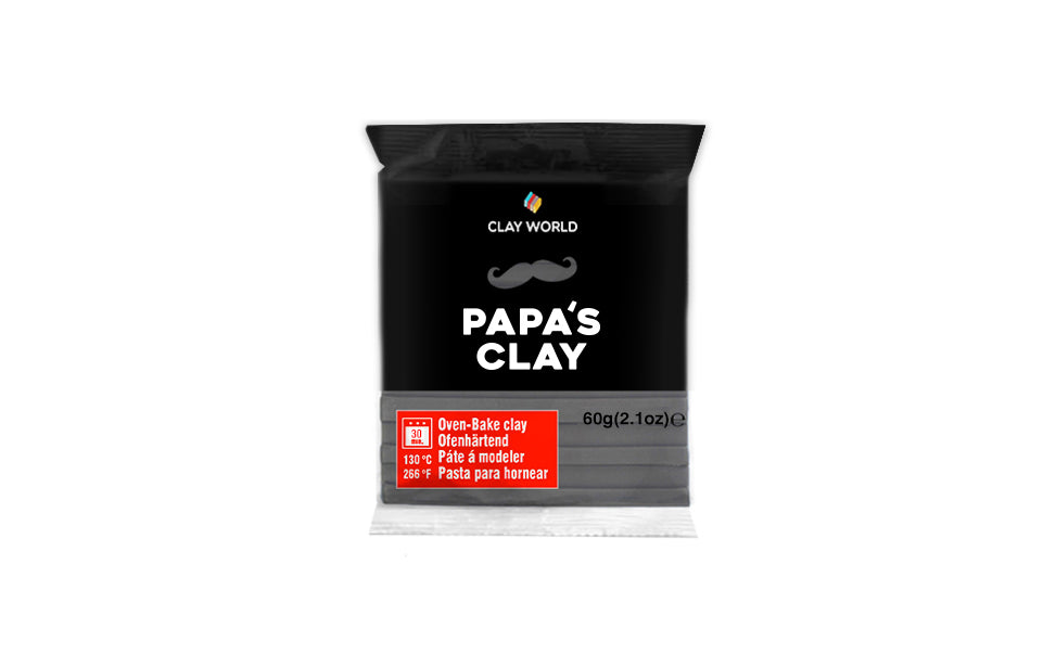 Papa's Clay Set Pasta Polimerica, 28 Bucati/ 60g, Multicolor