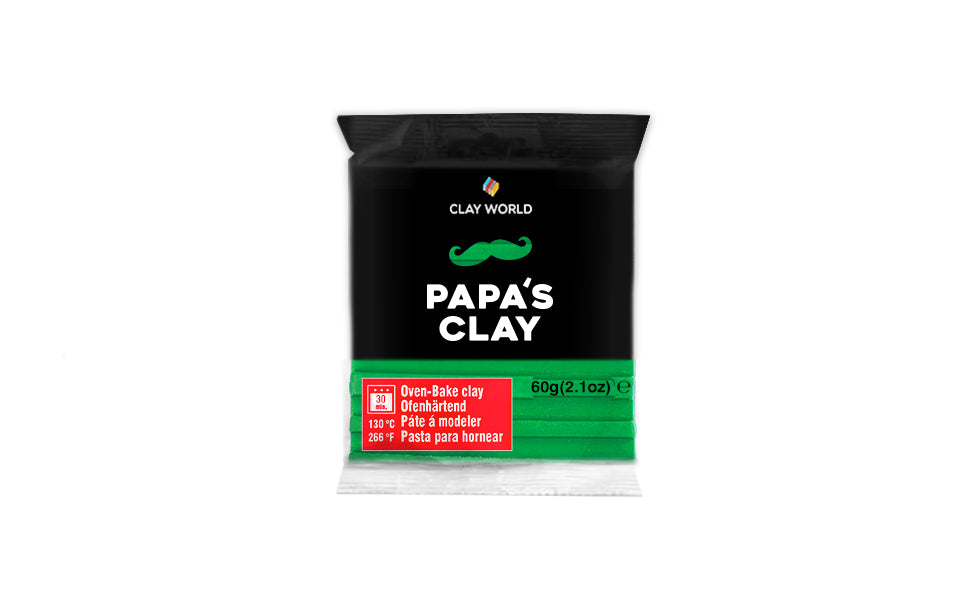Papa's Clay Set Pasta Polimerica, 28 Bucati/ 60g, Multicolor