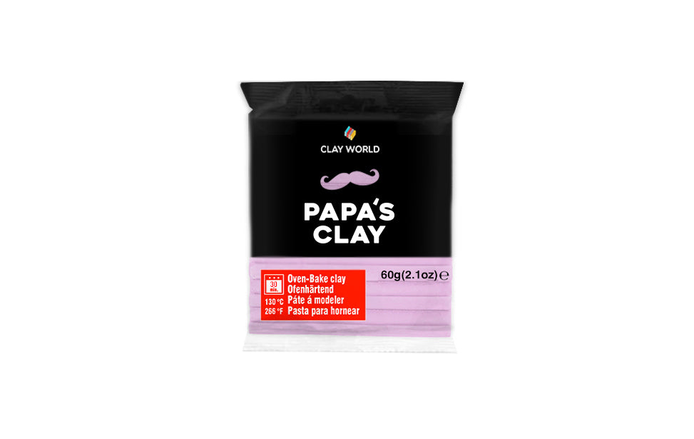 Papa's Clay Set Pasta Polimerica, 28 Bucati/ 60g, Multicolor