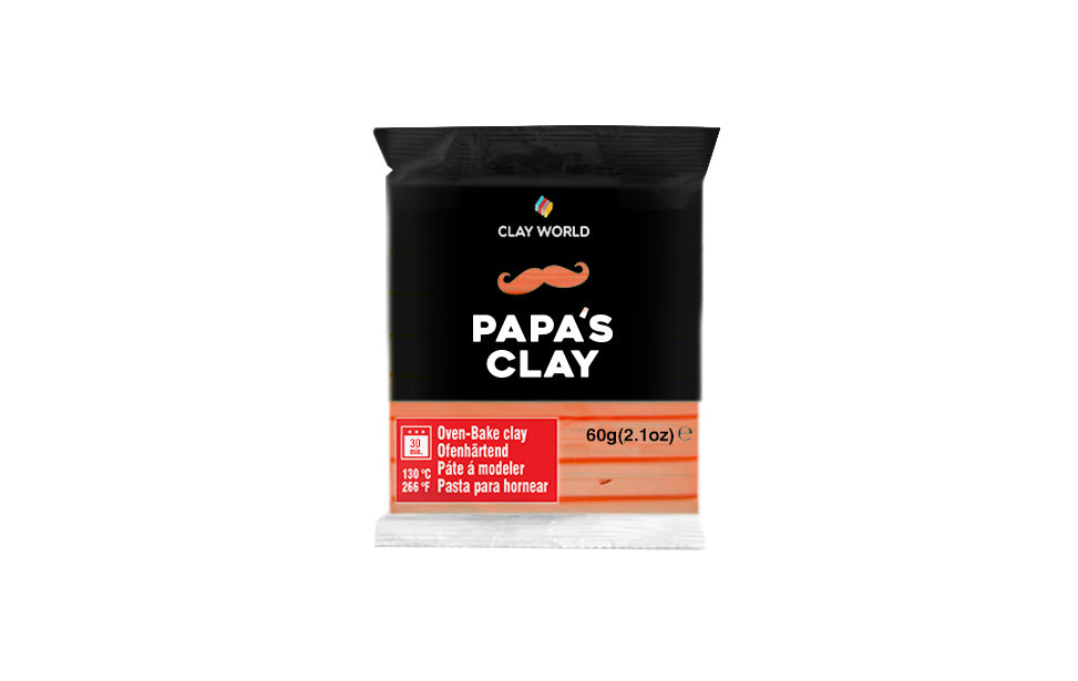 Papa's Clay Set Pasta Polimerica, 28 Bucati/ 60g, Multicolor