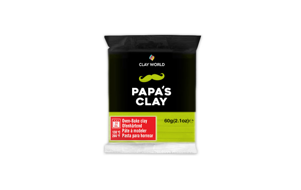 Papa's Clay Set Pasta Polimerica, 28 Bucati/ 60g, Multicolor