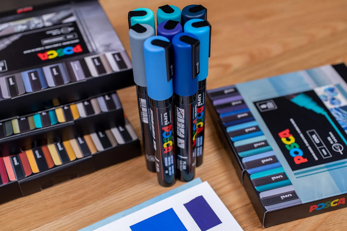 Posca Paint Marker 8 Culori PC-5M Cool Set