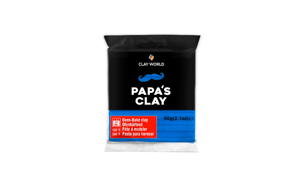 Papa's Clay Set Pasta Polimerica, 28 Bucati/ 60g, Multicolor