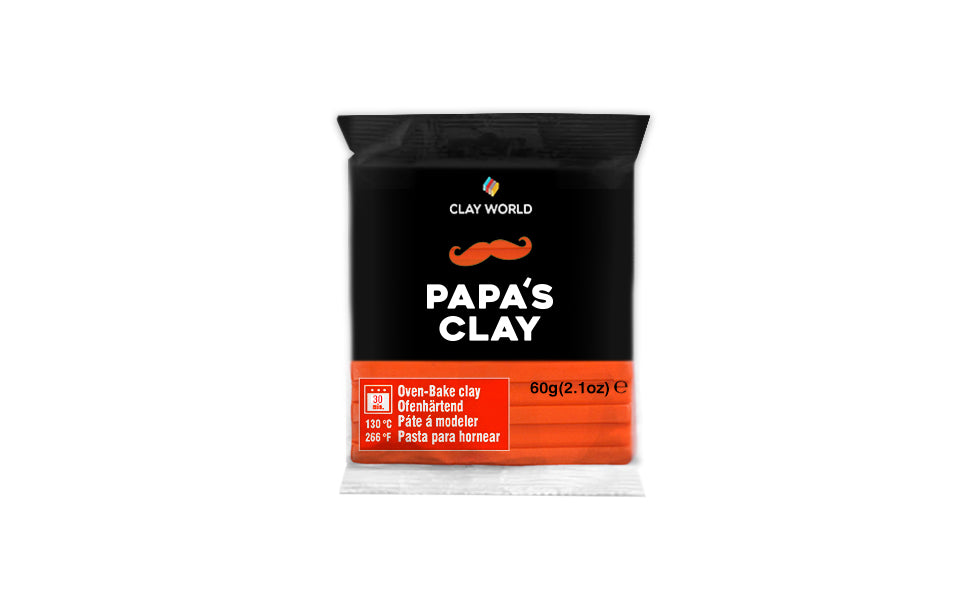 Papa's Clay Set Pasta Polimerica, 28 Bucati/ 60g, Multicolor