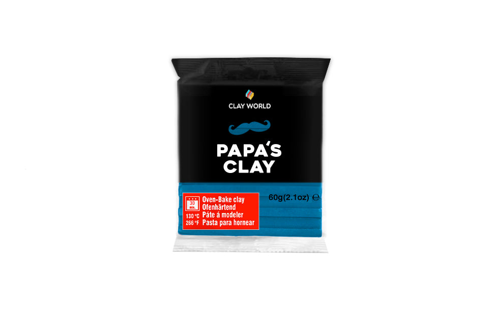 Papa's Clay Set Pasta Polimerica, 28 Bucati/ 60g, Multicolor