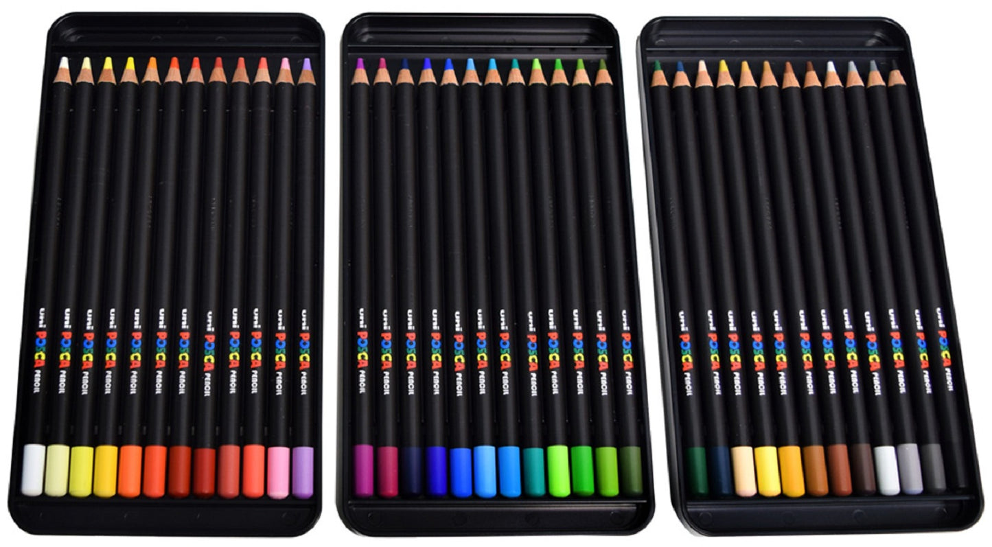 Posca Pencils Set 36 Creioane Pastel Ulei