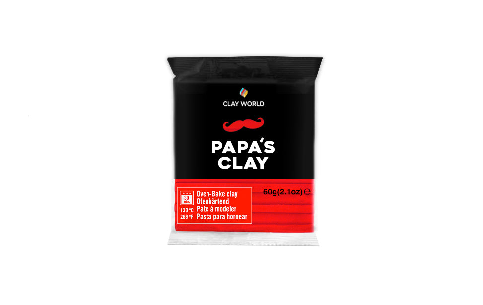 Papa's Clay Set Pasta Polimerica, 28 Bucati/ 60g, Multicolor
