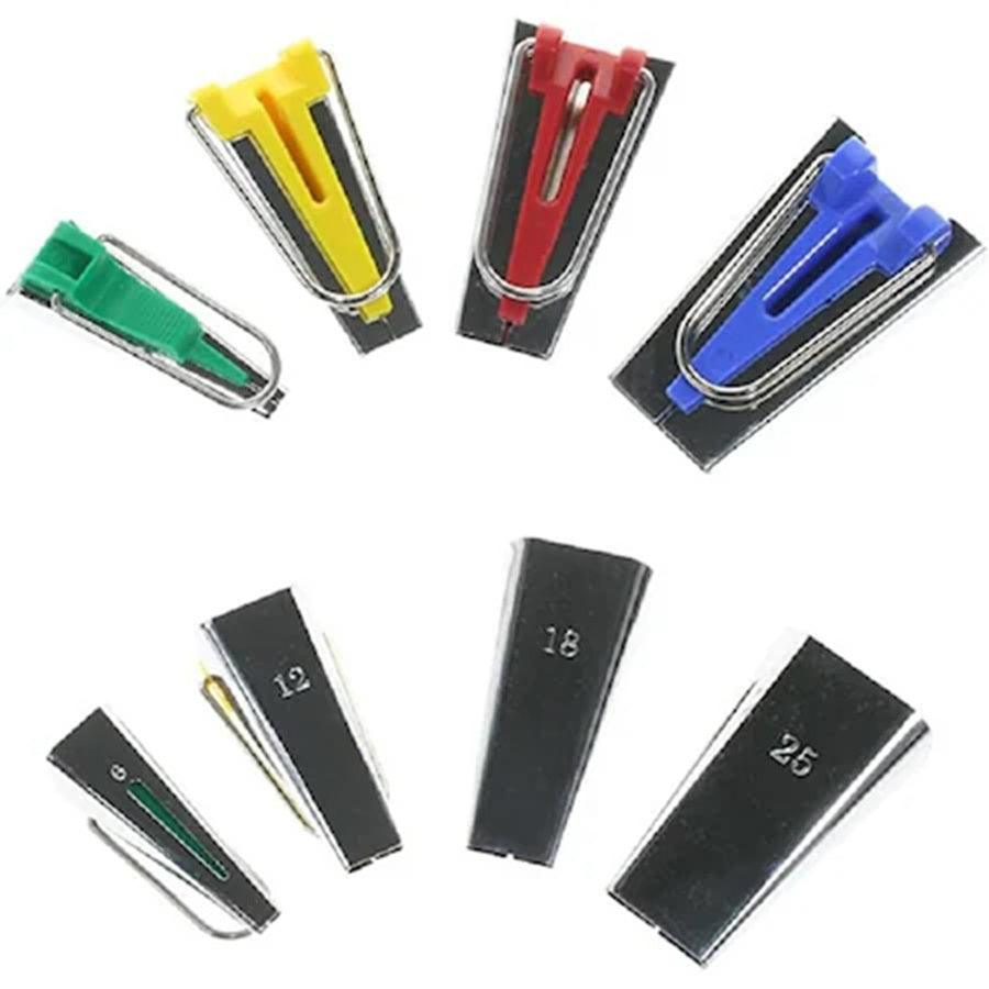 Set Accesorii Masina De Cusut, 6MM/12MM/18MM/25MM, Piciorus Reglabil Pentru Aplicat Benzi F071