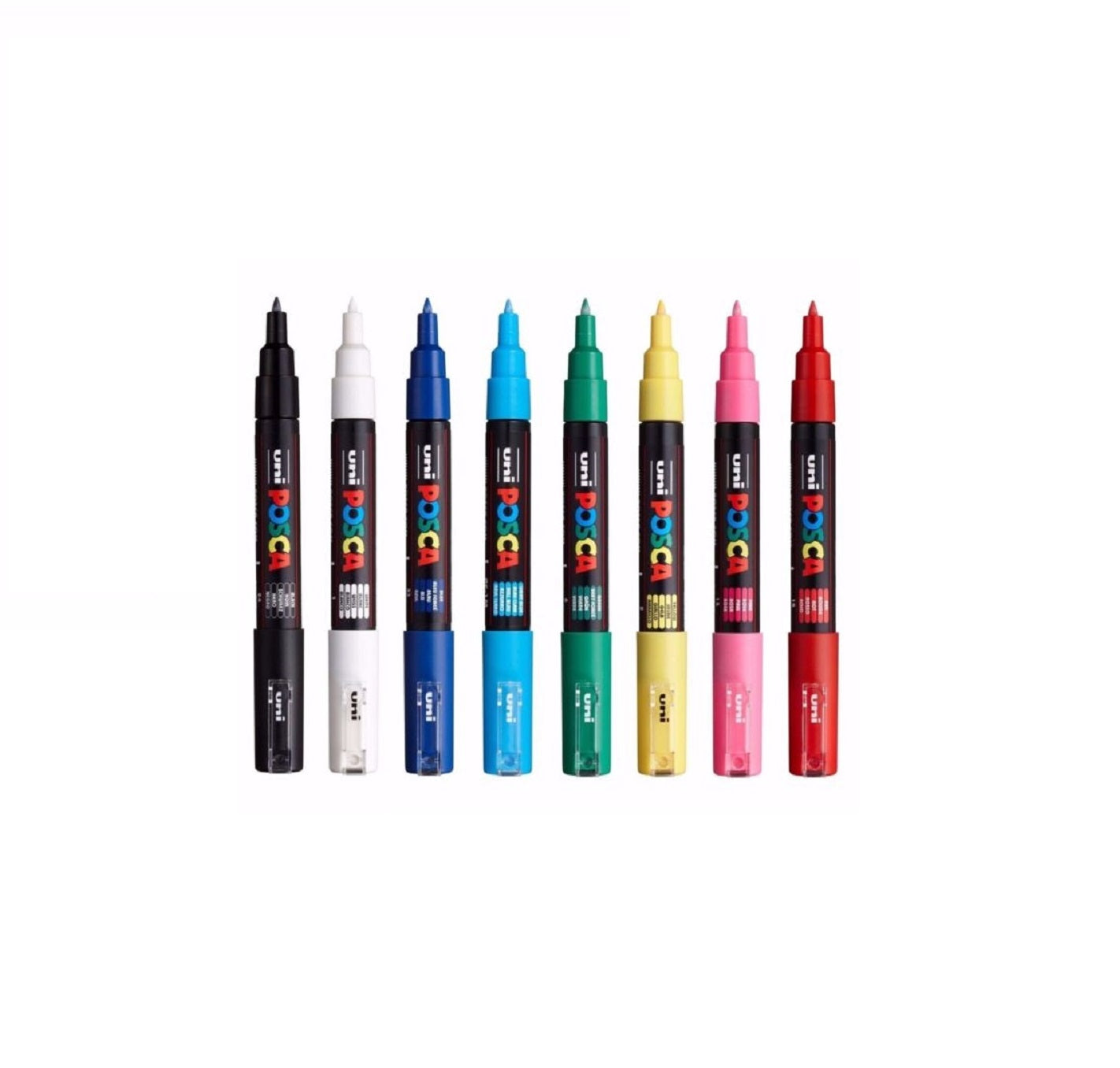 Posca Paint Marker 8 Culori PC-1M Extra Fine Basic Set